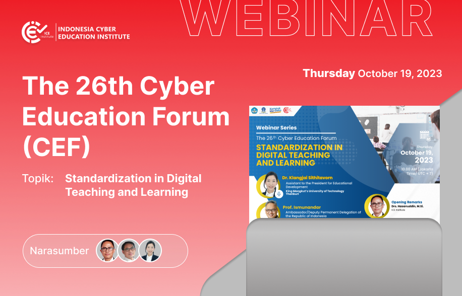 The 26th Cyber Education Forum (CEF)